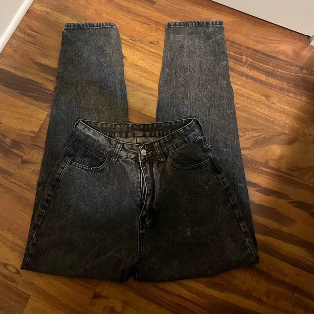 SHEIN black Mom Jeans
